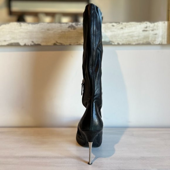 Steven by Steve Madden Tall Knee Length Leather Boots - Picture 4 of 6